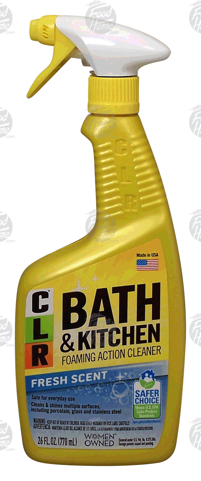 Clr  Bathroom & Kitchen Cleaner, instantly removes calcium, lime and hard water deposits Full-Size Picture